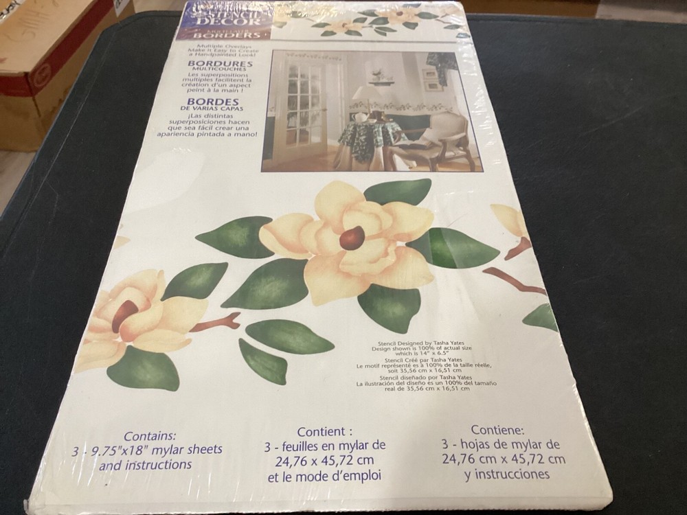 New Package of Plaid Co. Stencil Decor Multiple Layer Boarder Patterns