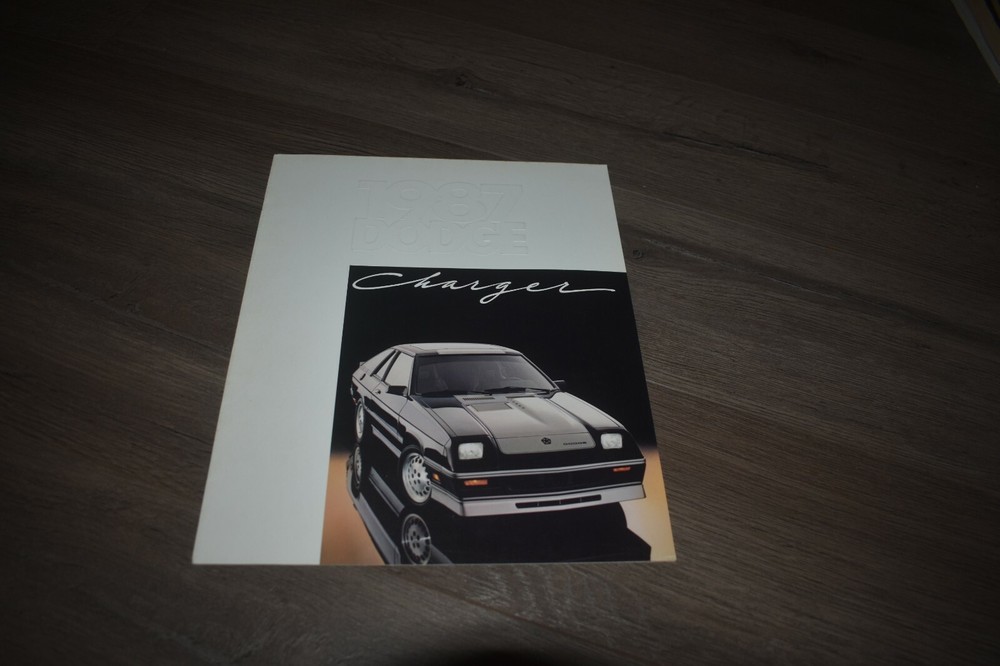 1987 Dodge Charger sales brochure Shelby