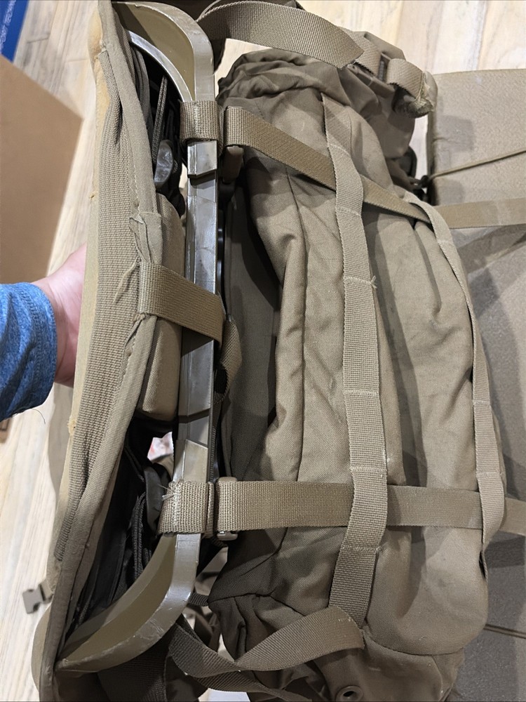 USMC Complete Main Pack FILBE Coyote Backpack Large Rucksack Assault Frame Belt