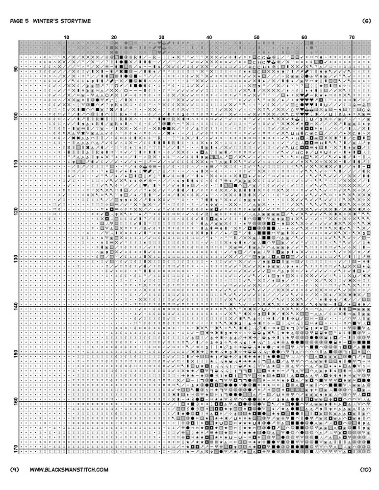 Winter's Storytime -2 Chart Counted Cross Stitch Pattern Needlework 242