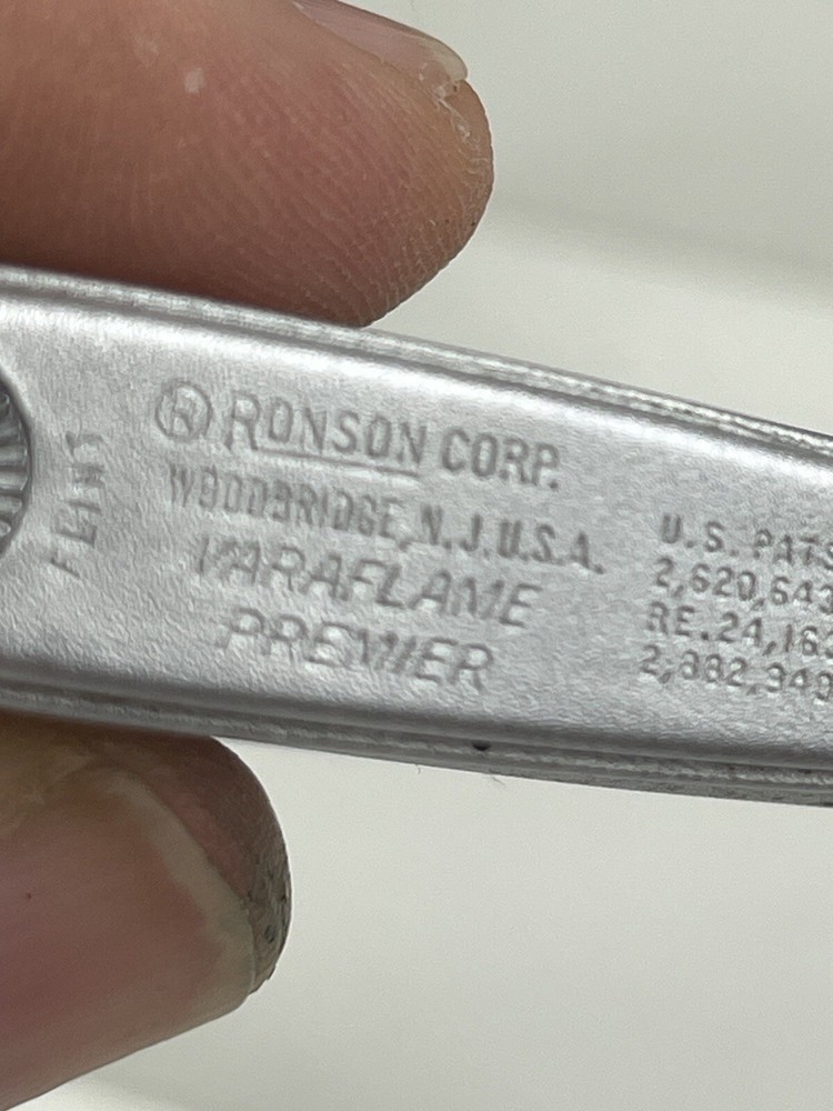Vintage Ronson Varaflame Premier Lighter With Box