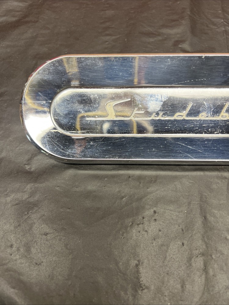 Radio delete plate for Studebaker