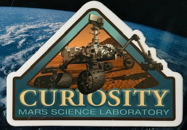 MSL MARS SCIENCE LABORATORY CURIOSITY HTF DECAL STICKER