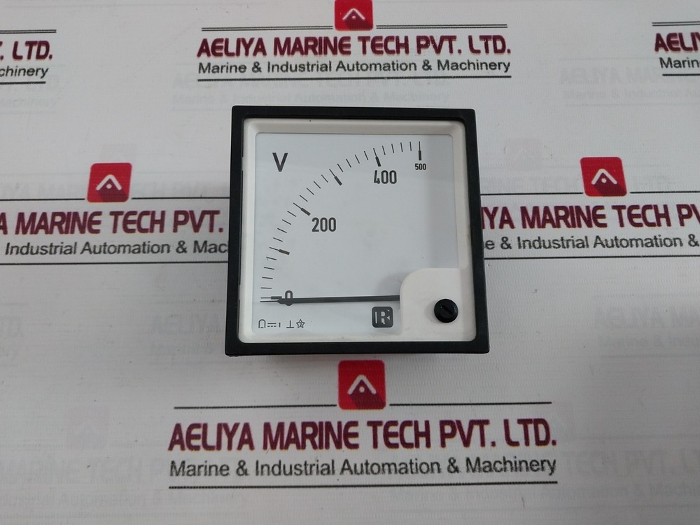 RISHABH INSTRUMENT 0-500 V 90D DC Voltmeter