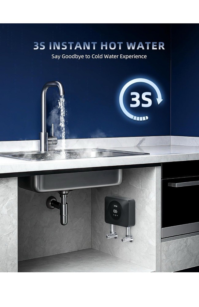 Apus Tankless Instant Electric Water Heater