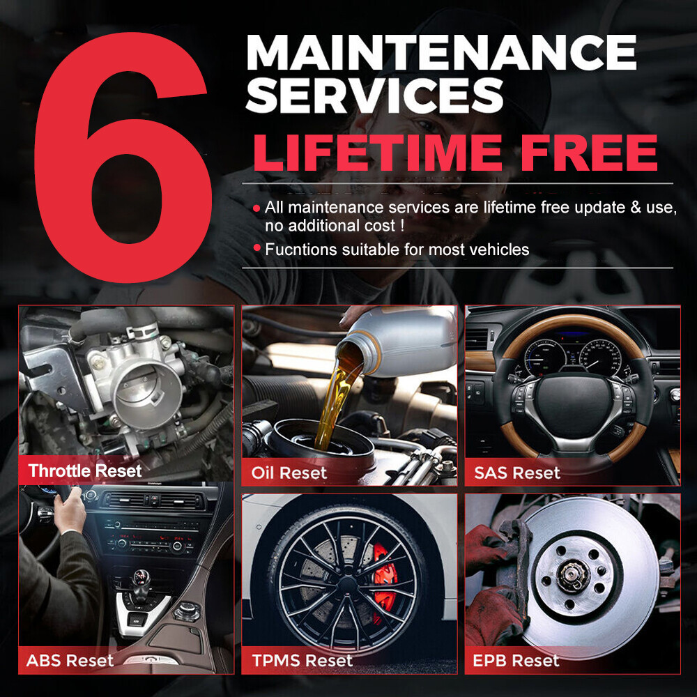 ThinkSafe OBD2 Diagnostic Scanner Bluetooth All System Bidirectional ABS SRS BMS