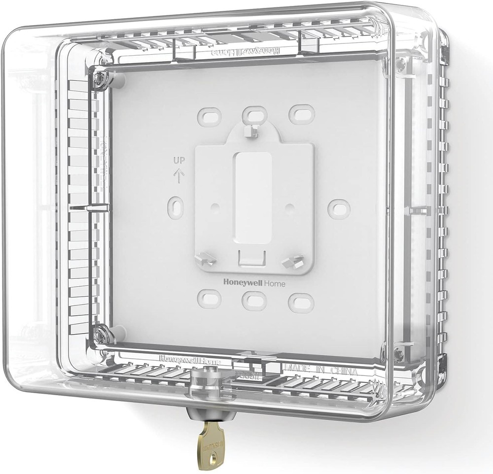 Elegantly Designed Lockable Thermostat Guard - Fits Small Models Securely