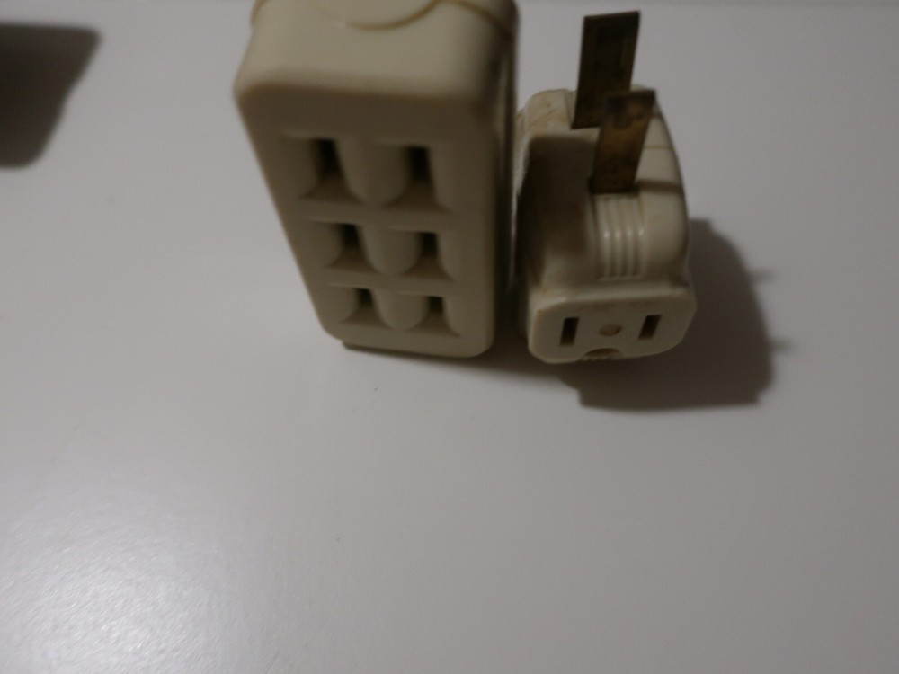 2 Vintage Multi-Plug Adapters