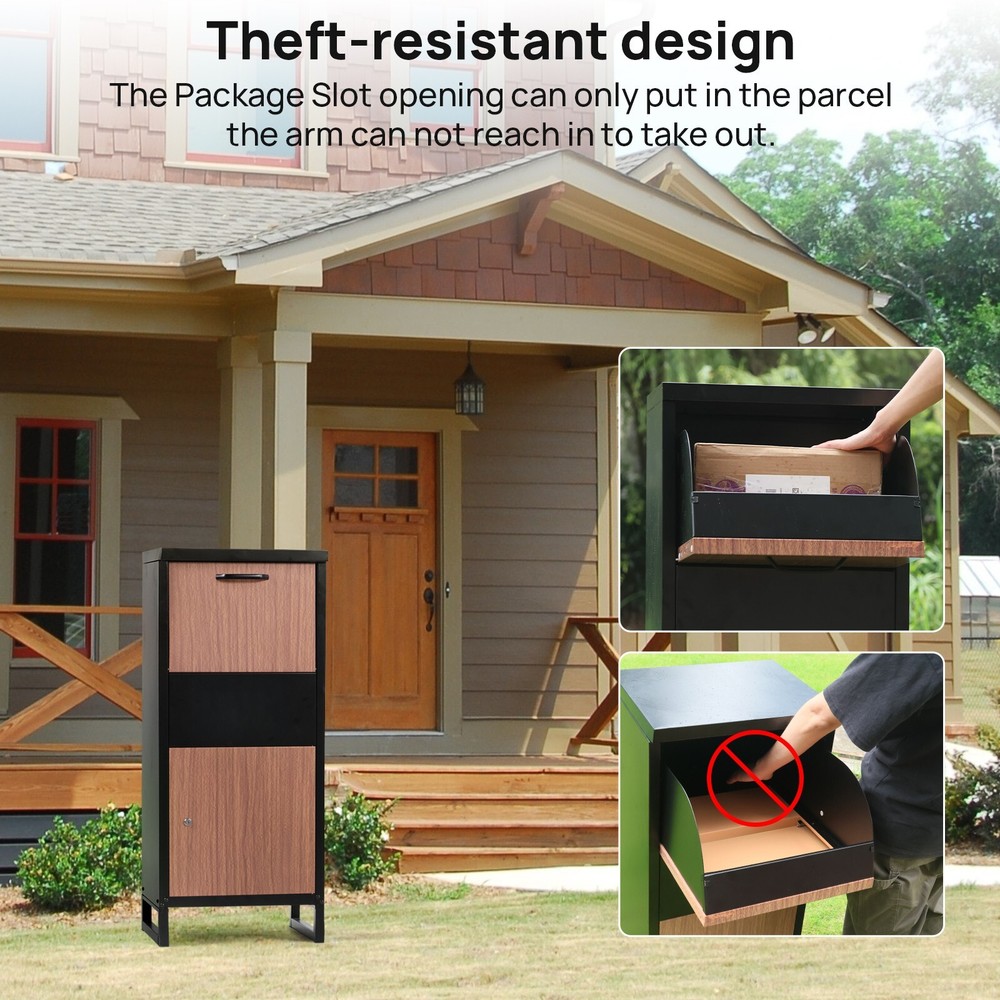 Large Package Delivery Box Storage Parcel Delivery Lockable Home Drop Container