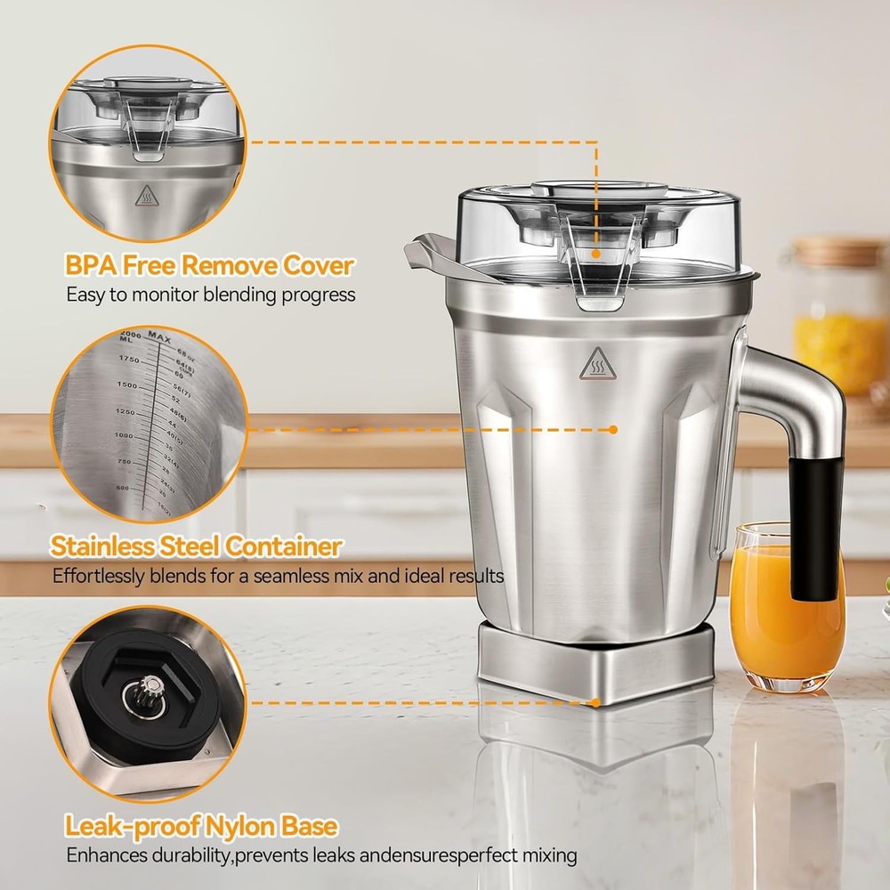 64 oz Vitamix Compatible Blender Pitcher