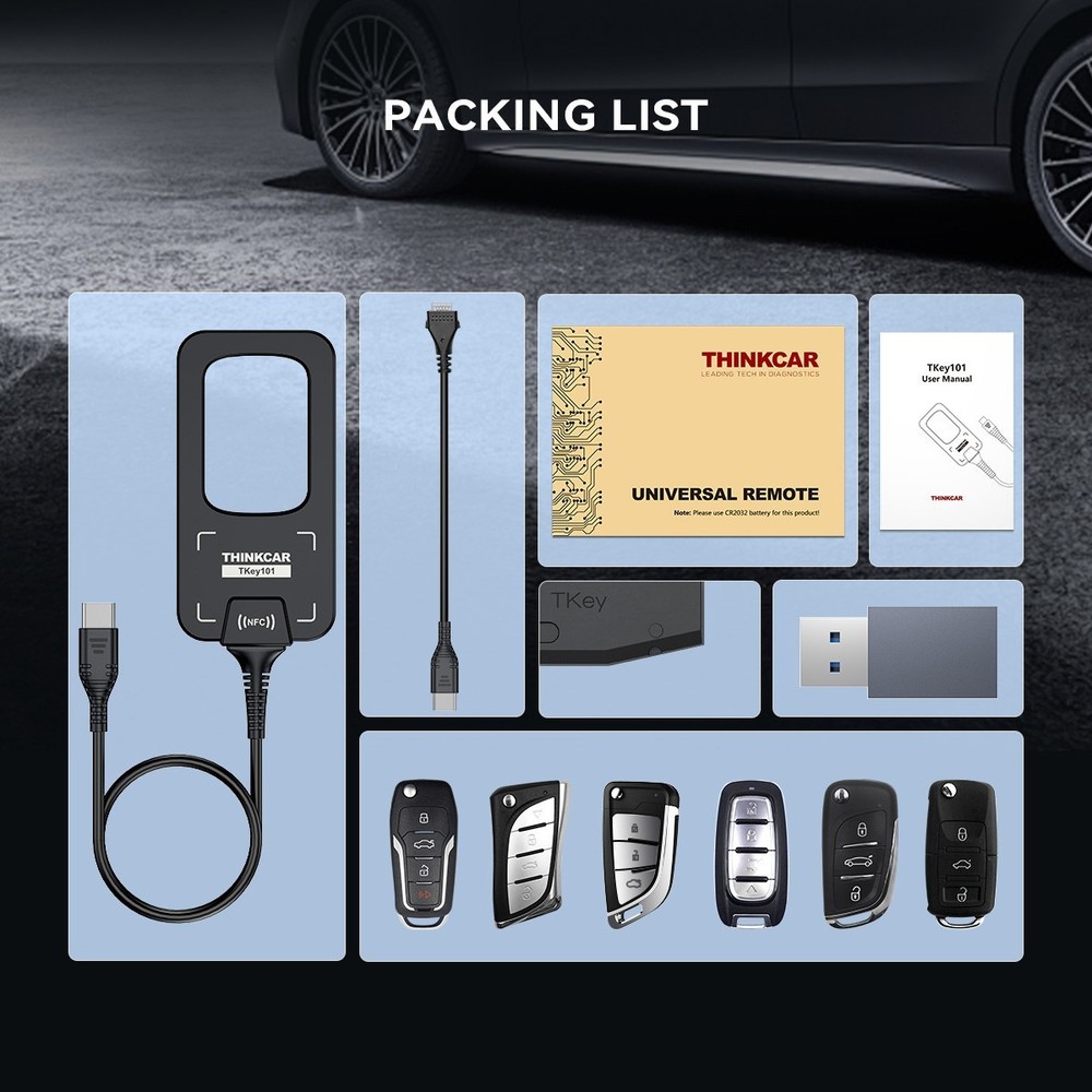 MUCAR 892BT+TKEY101+TPMS Programming Car AI Diagnostic Tool KEY Coding LifeFree
