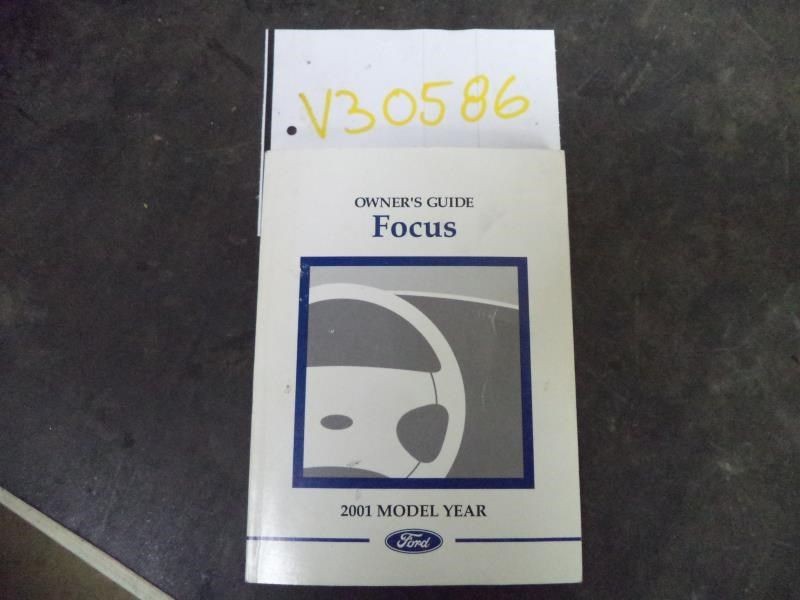 2001 FOCUS Owners Manual 937697