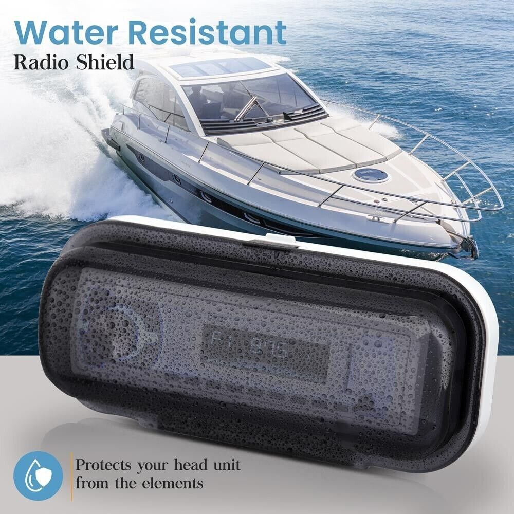 Pyle White Water Resistant Radio Shield