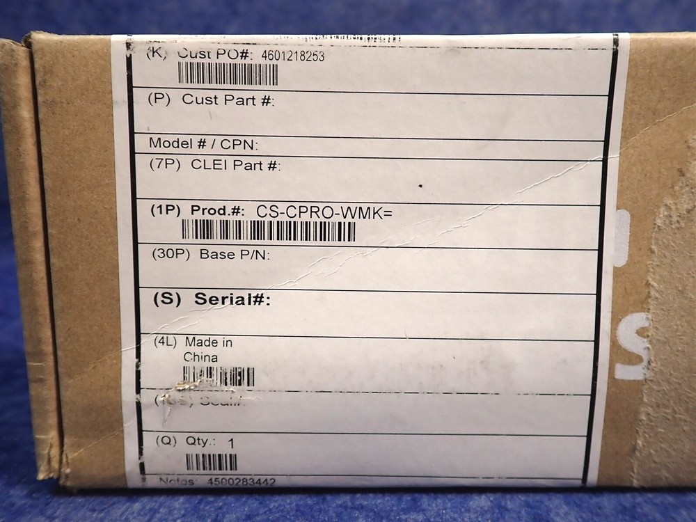 NEW Cisco Systems Mount Kit for Video Conference Codec Pro CS-CPRO-WMK (G60)