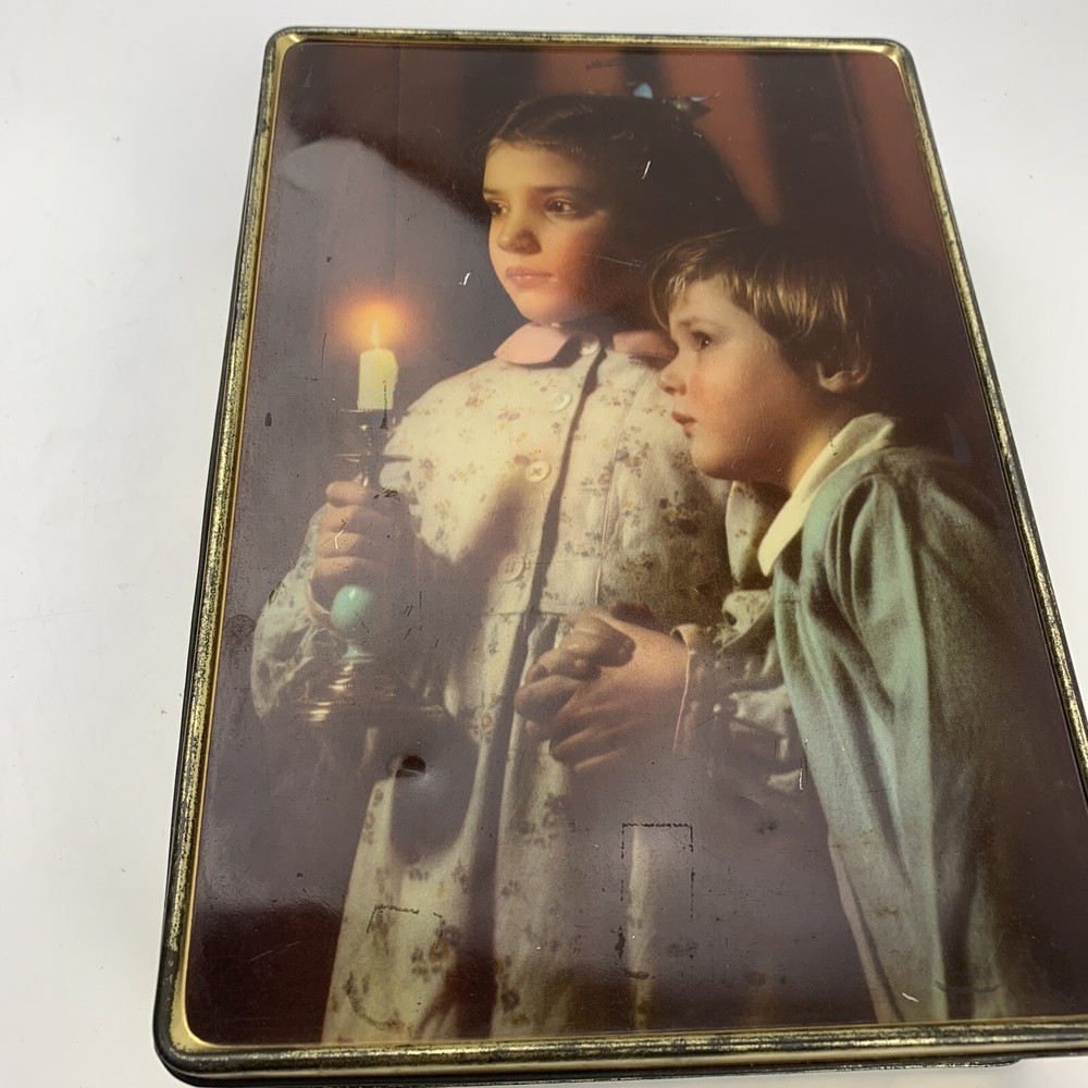 Edward Sharp & Sons Metal Tin Children Candle
