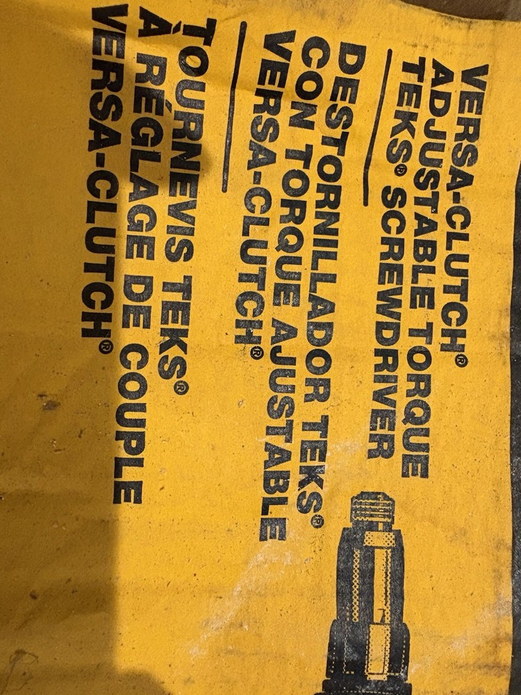 Dewalt Versa Clutch Drill