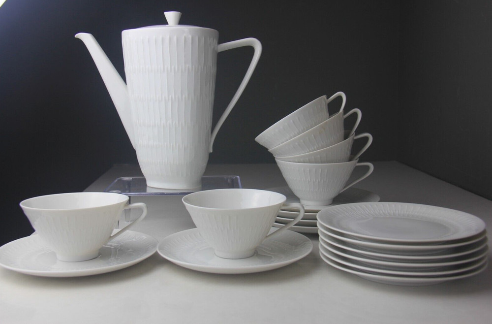 MCM Hutschenreuther Apart Pattern Dinnerware & Tea Set Sold Separately!