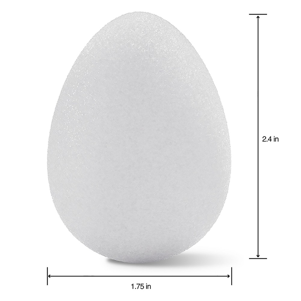 FloraCraft CraftFoM Egg 6/Pkg-1.75"X2.4"