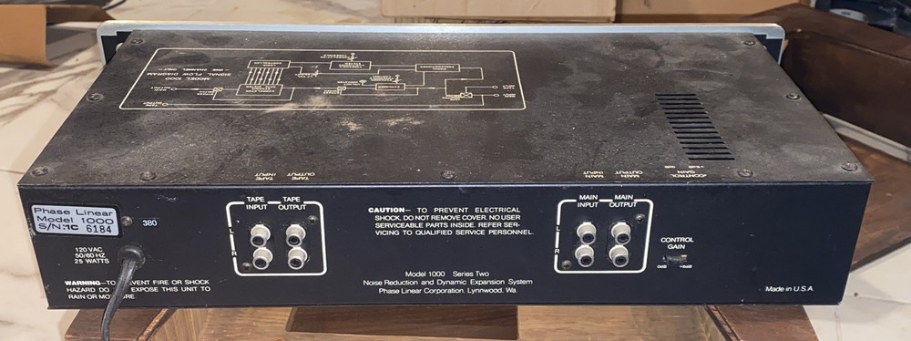 Phase Linear 1000 Series Two Autocorrelator System Untested Powers on