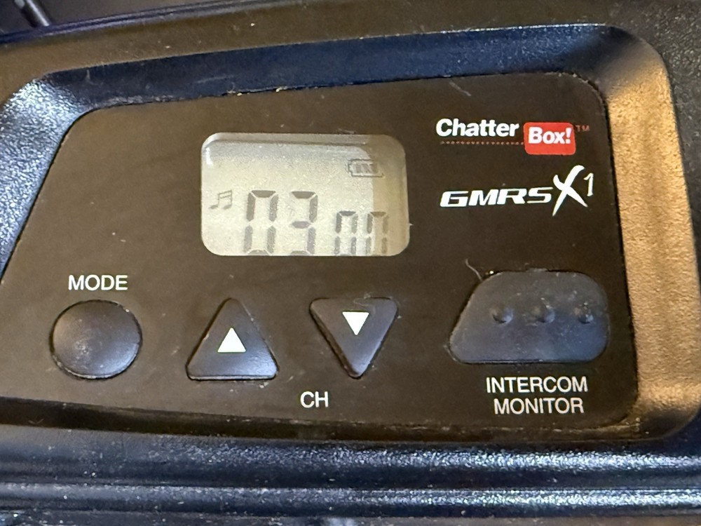 ChatterBox GMRS X1 Communication System Works But Needs To Replace Battery