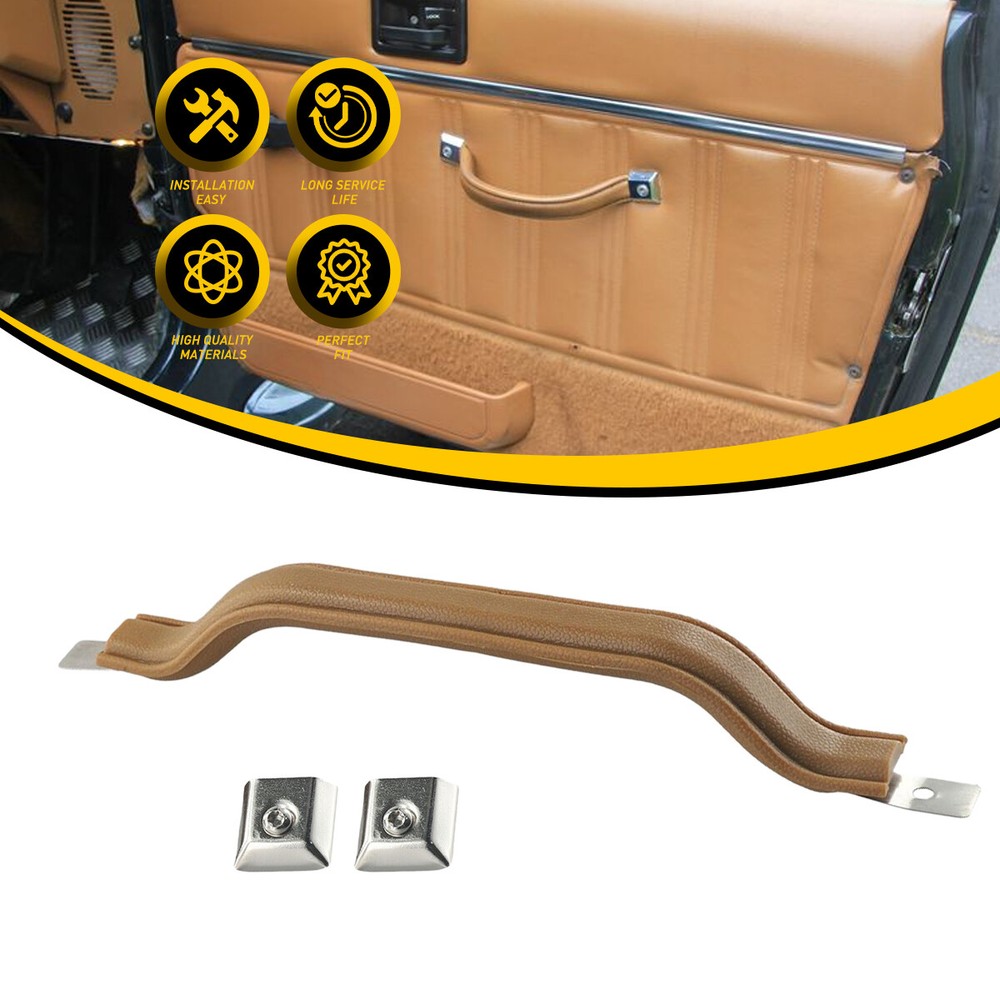 For 1987-1995 Wrangler YJ Interior Door Pull Handle Driver / Passenger Spice Tan