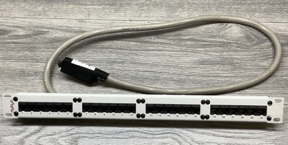 Avaya Phone System 24-Port Patch Panel 700012909