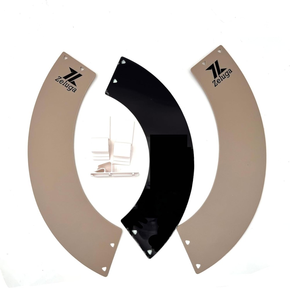 Professional Hard Hat Sun Shade Visor - Reusable and Replaceable Black