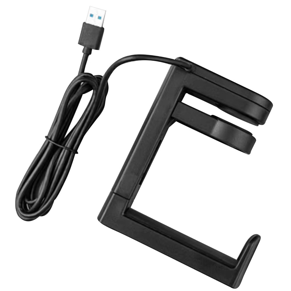 360° Rotation Headset Holder Earphone Storage Hook Stand 4-Port USB Data Hub er
