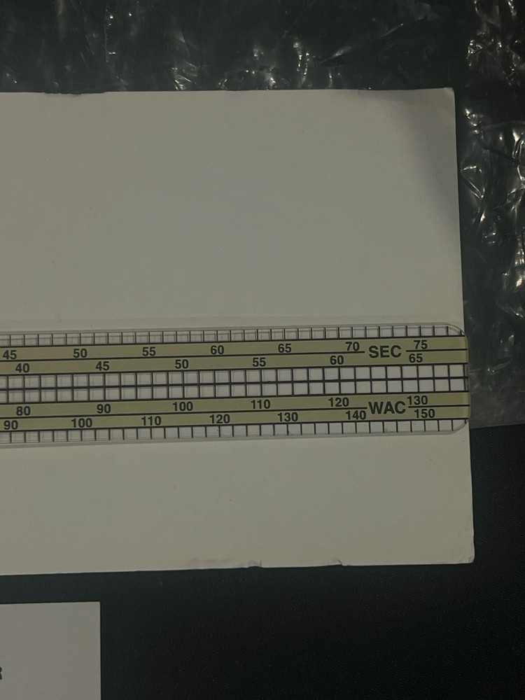 Dorcliff Super Plotter Aviation Navigation Tool w Instructions Sectional WAC