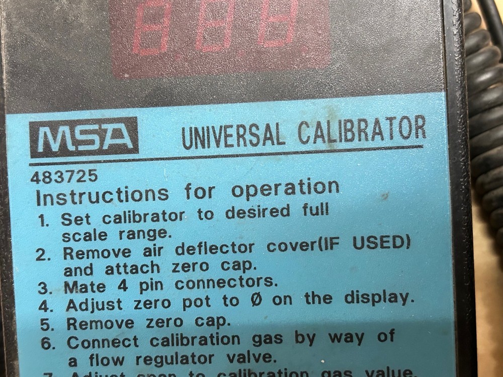 MSA Universal Calibrator 483725