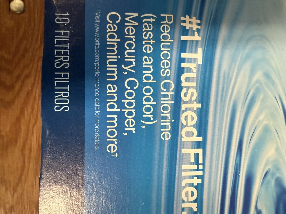 Brita 987554 Pitcher Replacement Filters - 10 Pack- Damaged Box- See Pictures