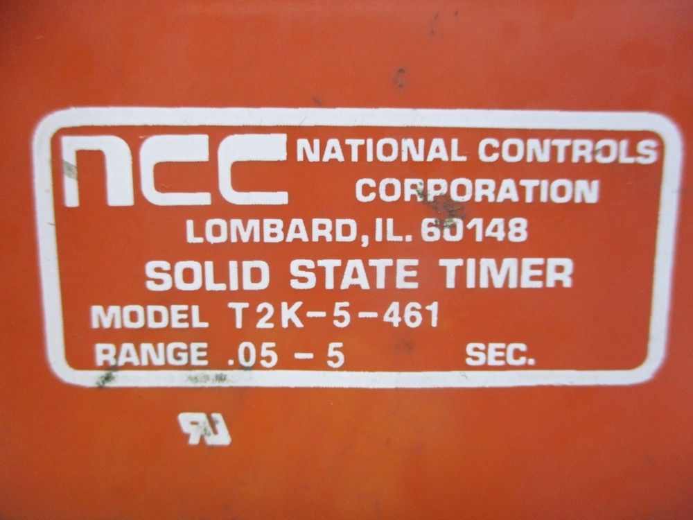 NATIONAL CONTROLS T2K-5-461 TIMER NSNP