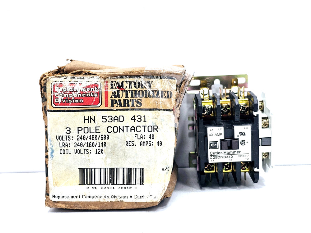 CUTLER HAMMER HN53AD431 CONTACTOR