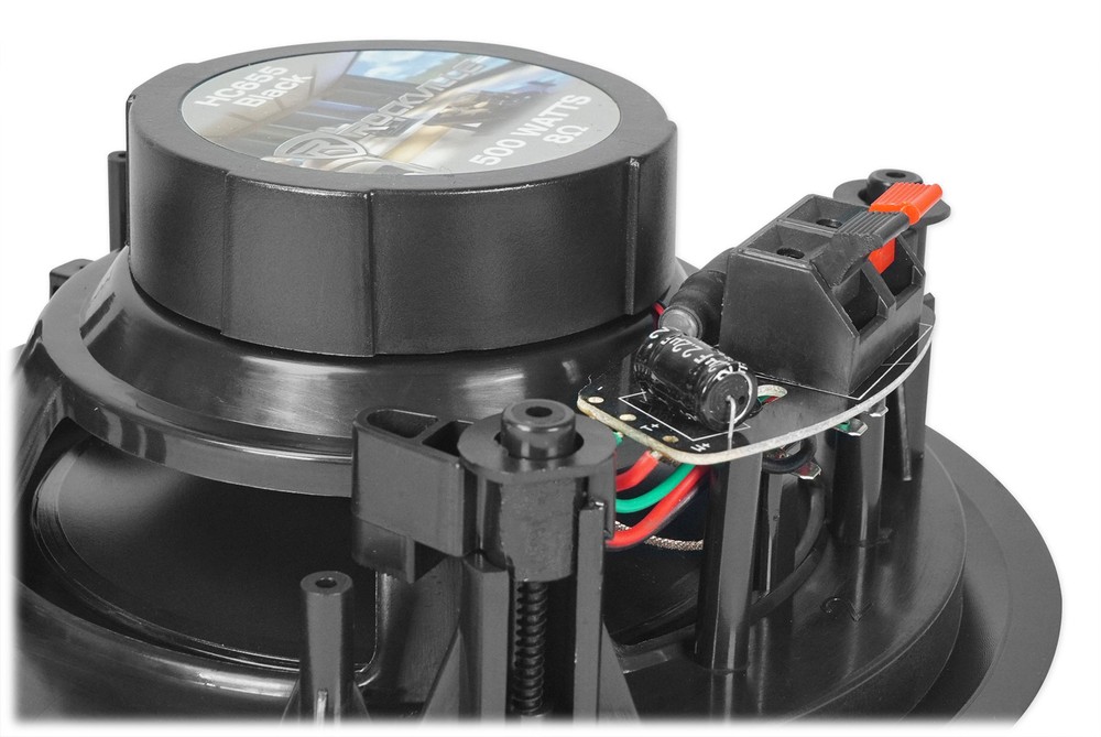 4) Black Ceiling Speaker System+Bluetooth Amp/Receiver 4 Restaurant/Office