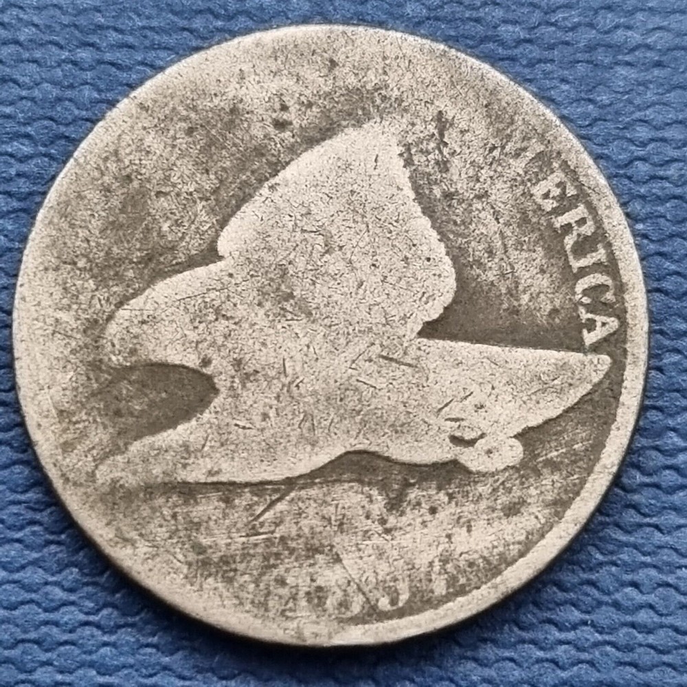 1857 Flying Eagle Cent 1c Circulated #53954