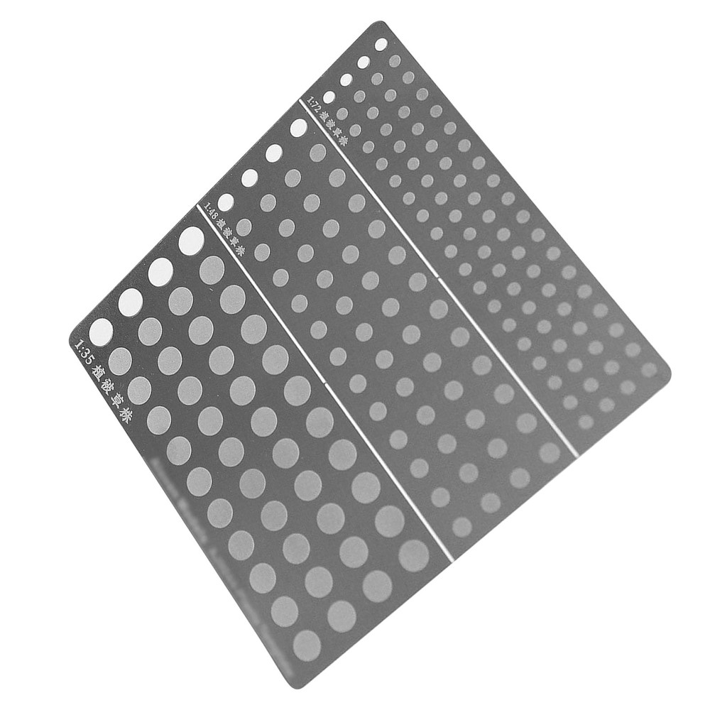 1/72 1/48 1/35 Assorted Grass Planting Template Plate Model Scene DIY Tools