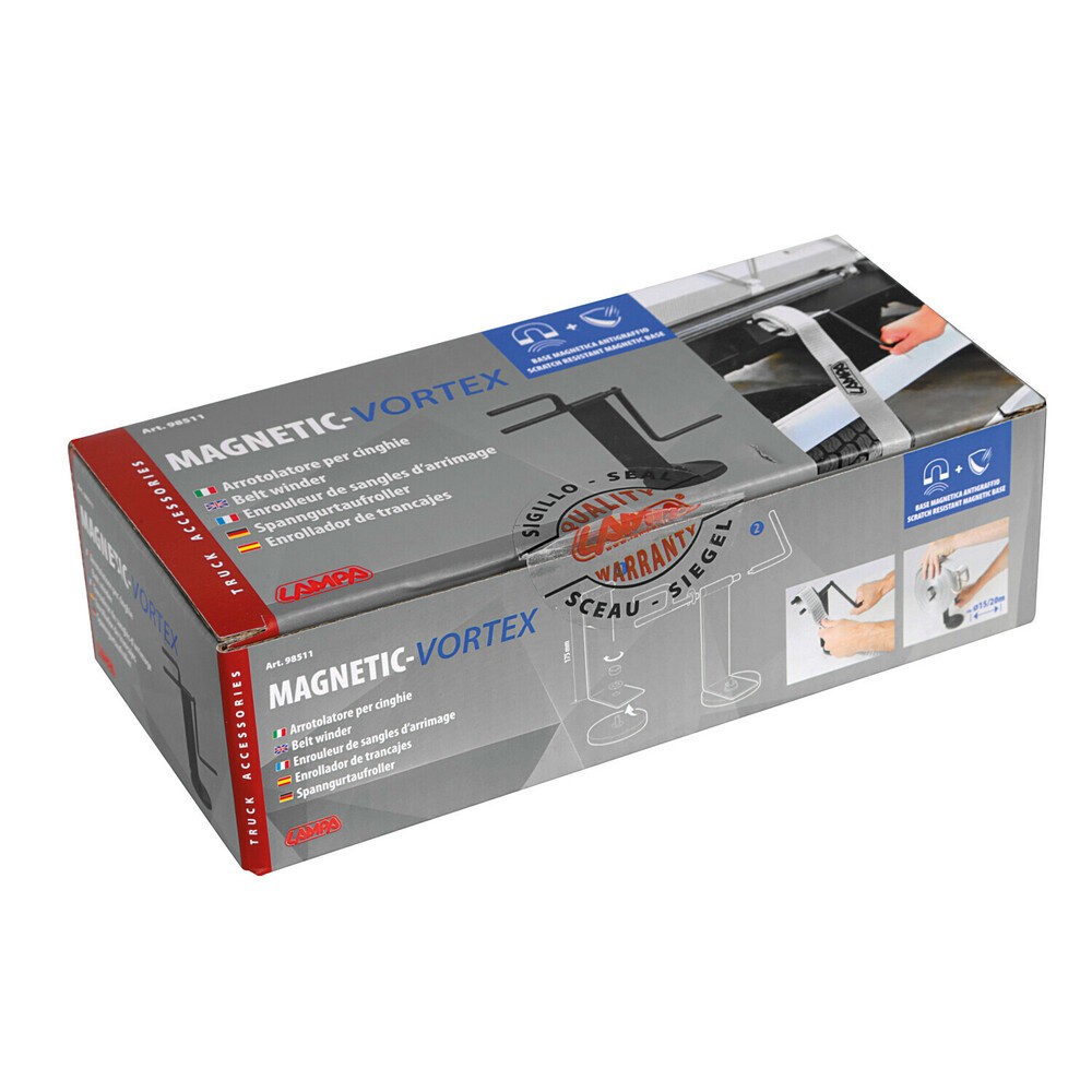 Lampa Magnetic-Vortex, tension strap roller