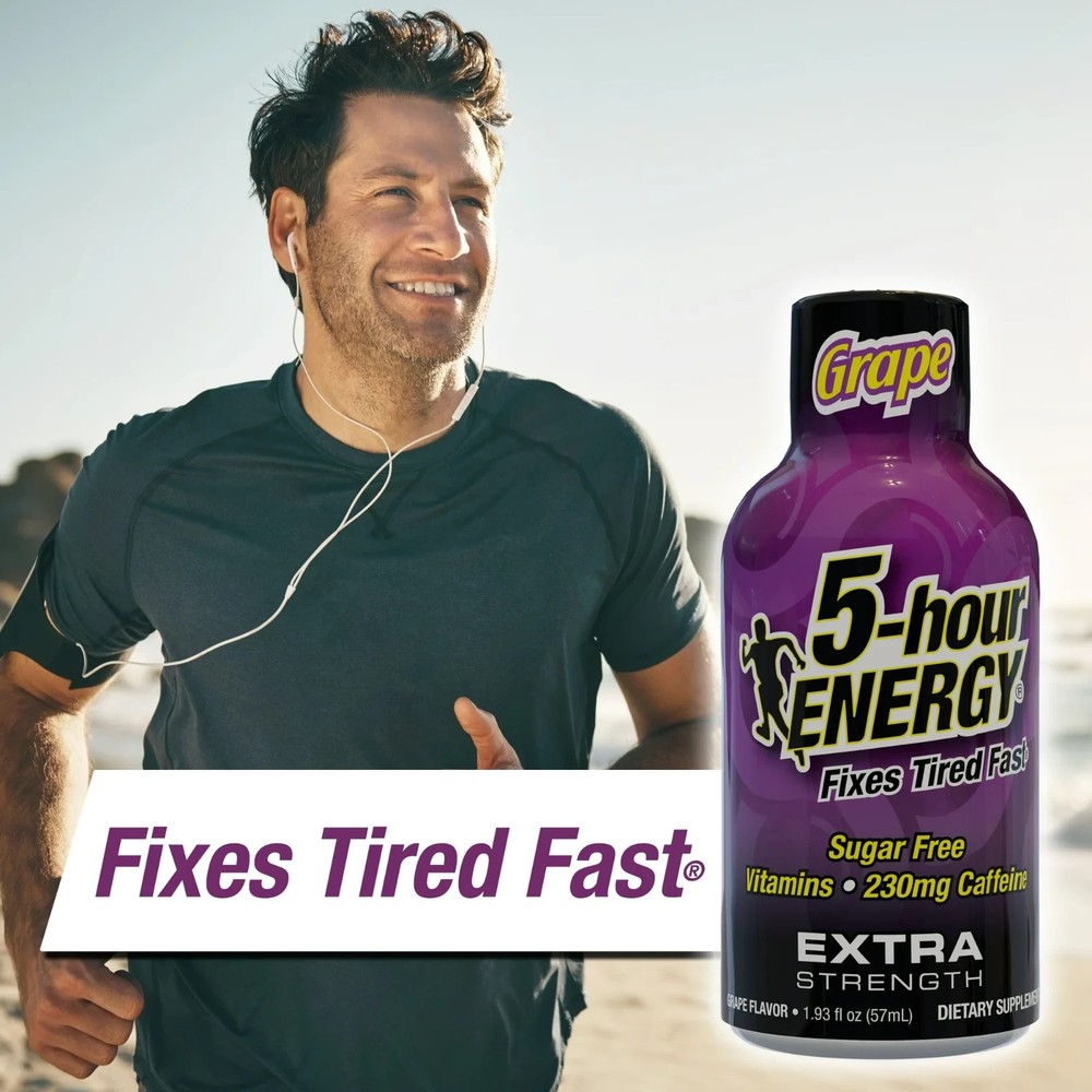 5-hour ENERGY Shot, Extra Strength, Grape, 30 Count