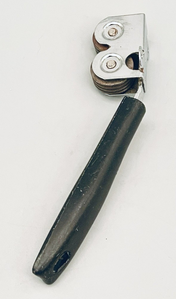 MCM Ekco Chrome Plated Pull Through Knife Sharpener 6.5” Retro Gadget Vintage