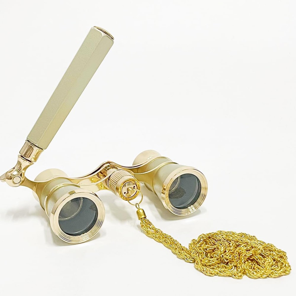 Binocular Telescope 3 × 25,Foldable Handle,Compact Lightweight with Chain,Ope...