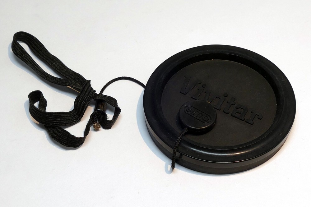 Vivitar 58mm rim Lens Front Cap slip on type with keeper string