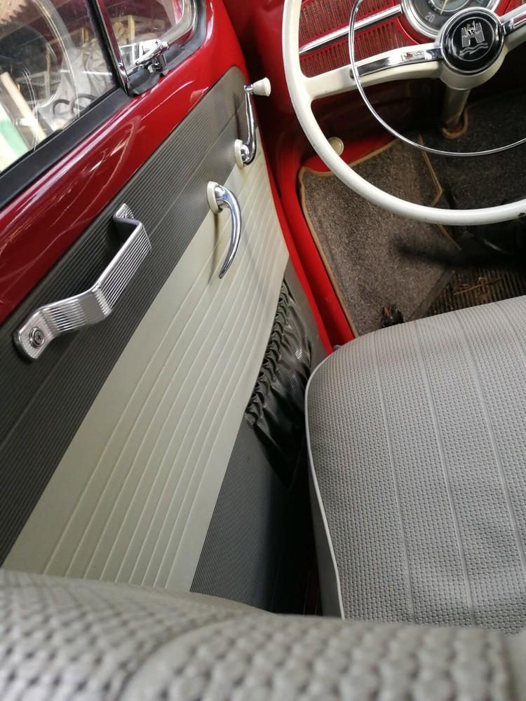 Beetle Door Pulls x 2 for VW bug Splitscreen Pair Handles aluminium bus AAC025