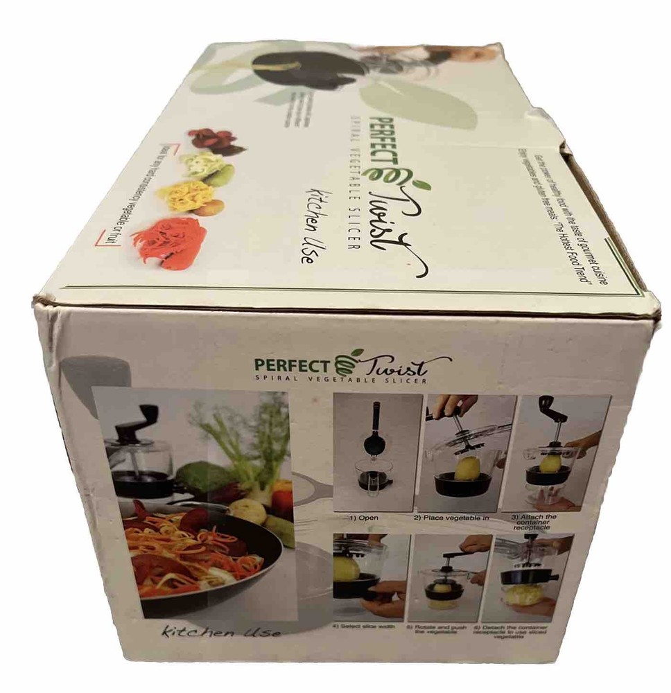 Perfect Twist 4 Way Vegetable Spiralizer Pre Owned