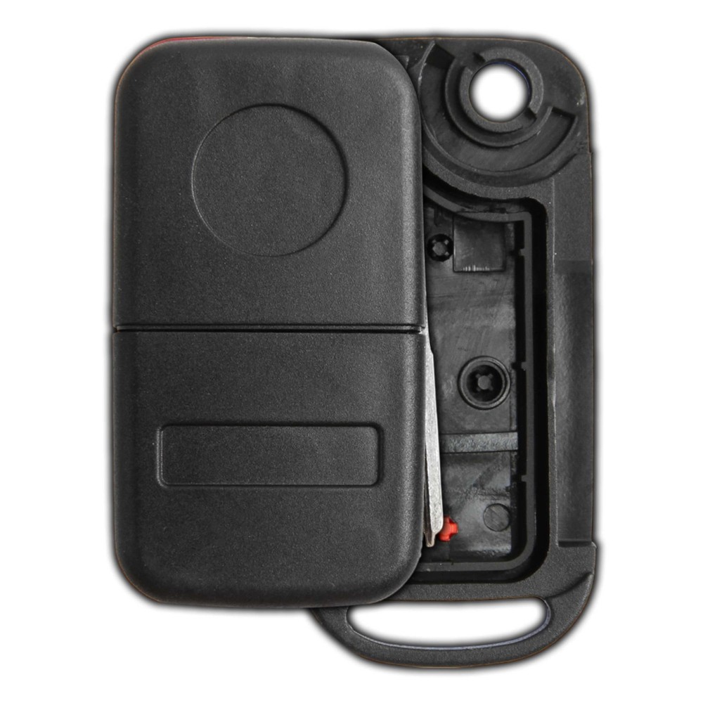 KeylessOption Replacement Keyless Entry Remote Fob Clicker Flip Key Black