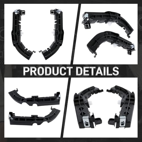 1 Pair Bumper Support Brackets 68024343AD Front Driver and Passenger