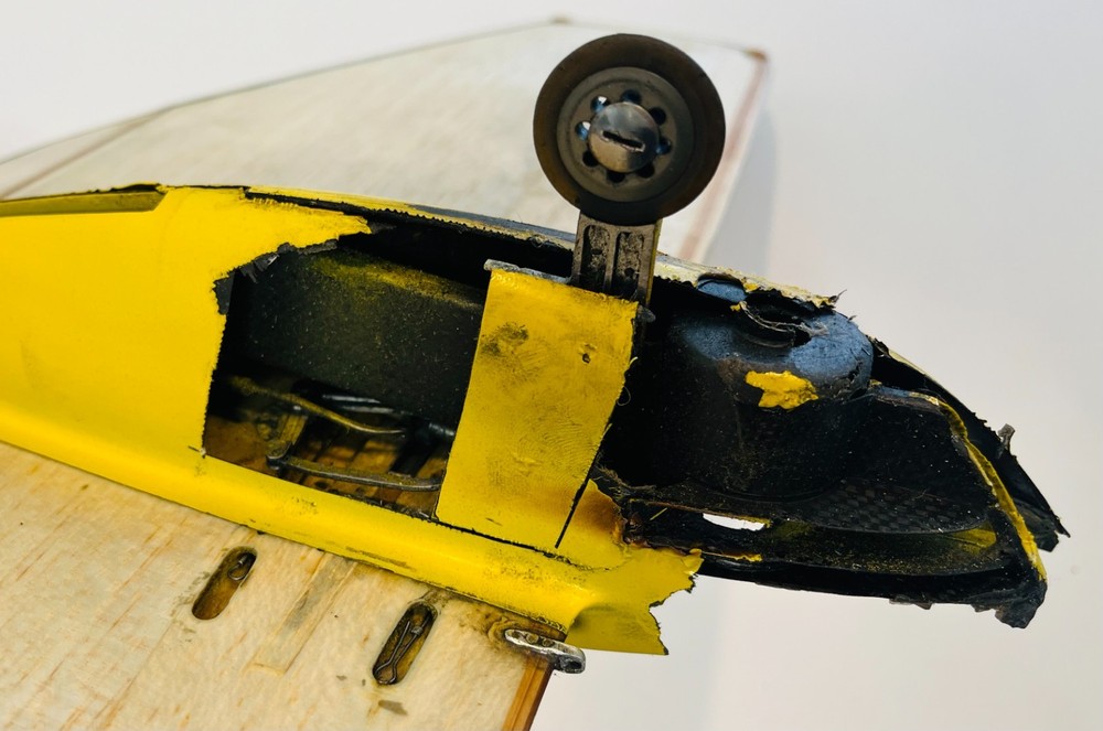 Control Line Team Race (F2C) Kram fuselage 2 Halves for Learner Engine