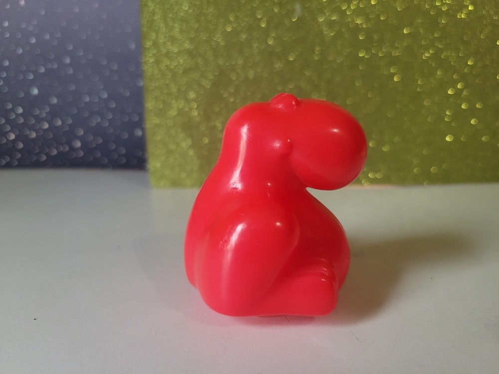 Vintage 1984 Red Nerds Plastic Container Willy Wonka Candy