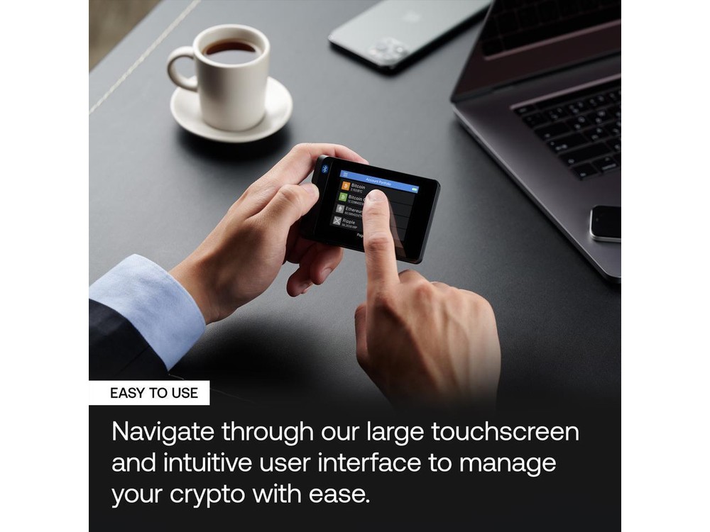 SecuX W20 Crypto Hardware Wallet- Infineon CC EAL5+ Secure Element, Bluetooth, C