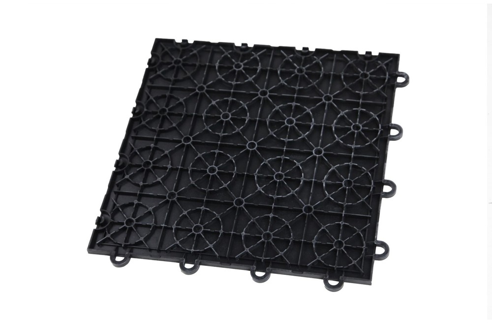 FlooringInc Nitro Coin Pattern Interlocking Garage Flooring Tiles, 12" x 12"