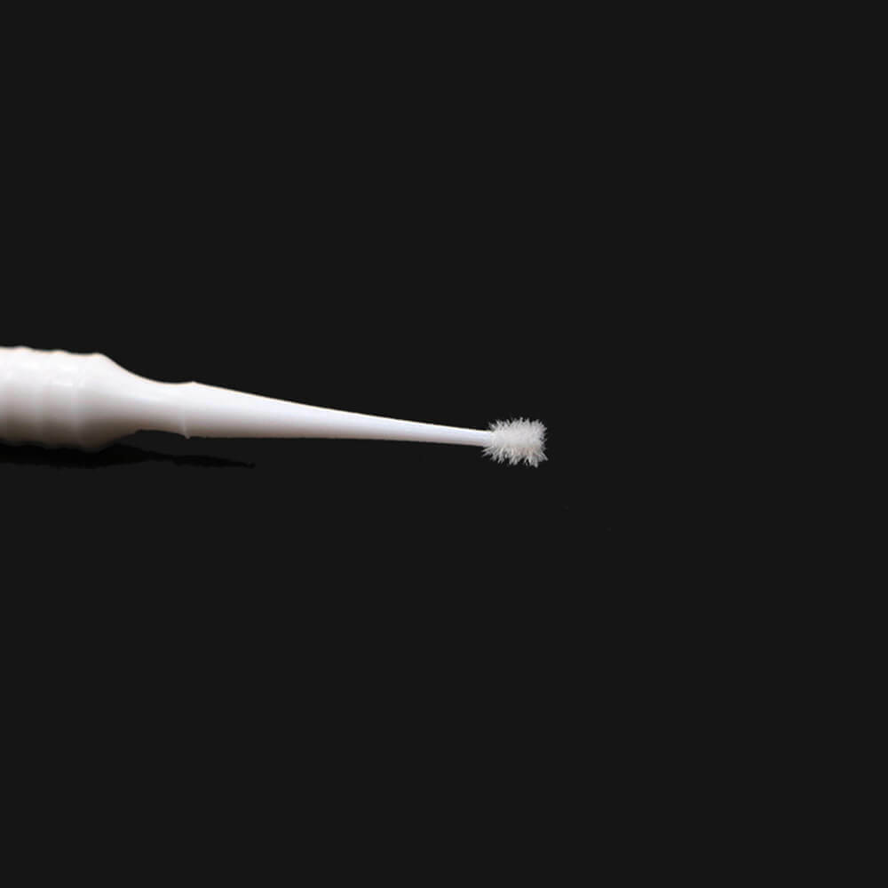 100pcs Disposable Micro Applicator Brushes, Dental Bendable Superfine Tip, White